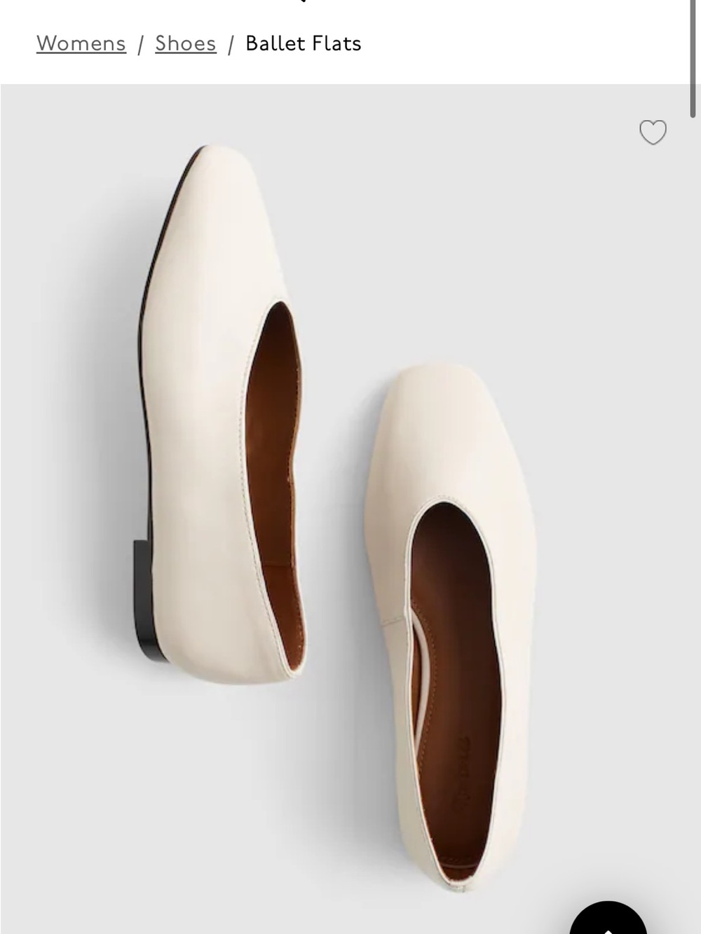 NEW Madewell Mylie Ballet Flat